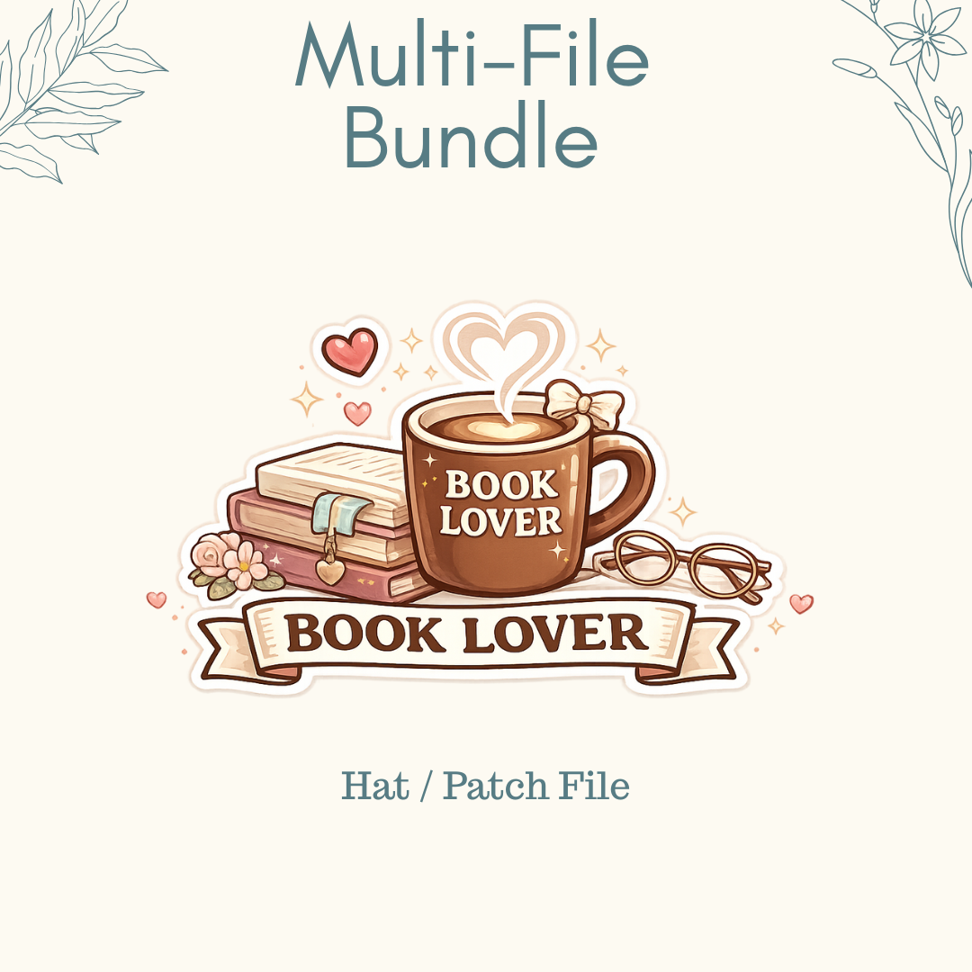 Books & Coffee Multi-Blank Design Bundle | Instant Download