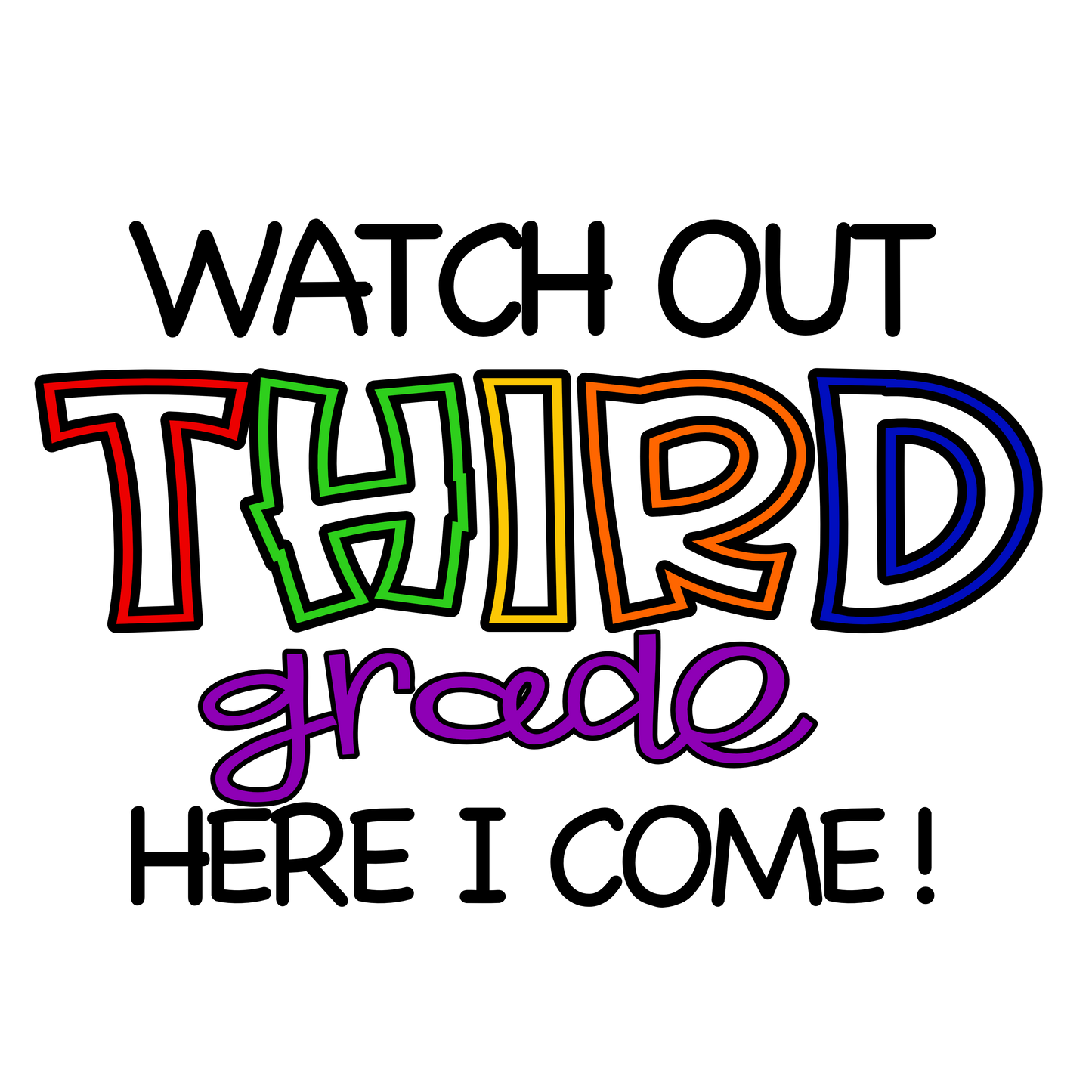 B2S - Watch Out Tshirt Designs