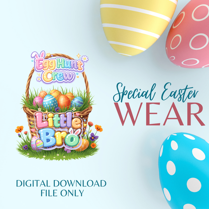Egg Hunt Crew Easter Shirt Bundle (Individual) | PNG Digital Download