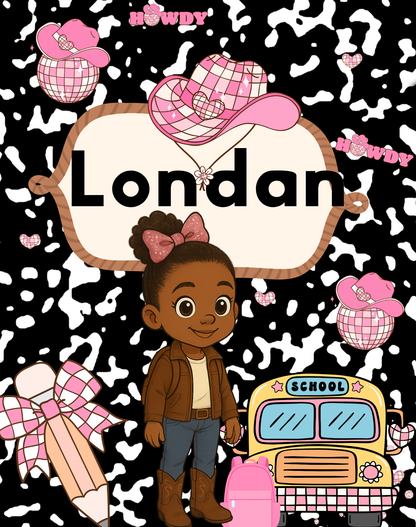 Composition Notebook Designs - Editable Templates