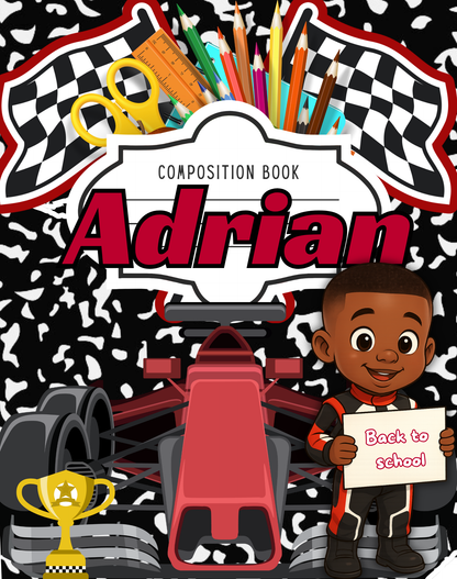 Composition Notebook Designs - Editable Templates