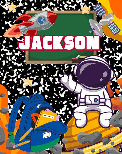 Composition Notebook Designs - Editable Templates