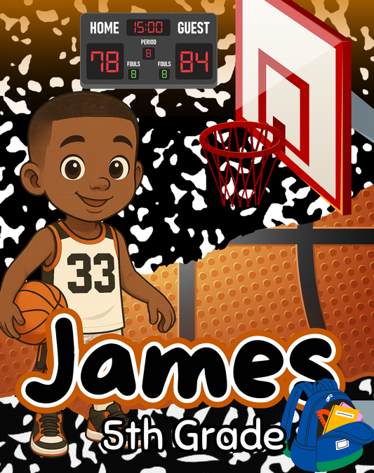 Composition Notebook Designs - Editable Templates